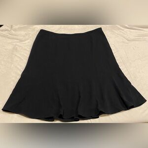 Jones New York Classic Black A-Line Skirt